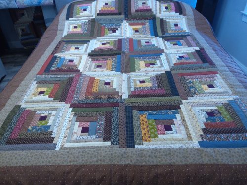 Curvey Log Cabin Throw 264clct