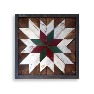 Wooden Barn Quilt Wall Hanging