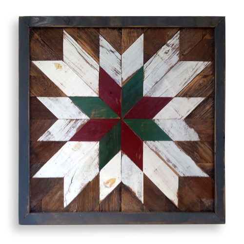 Wooden Barn Quilt Wall Hanging